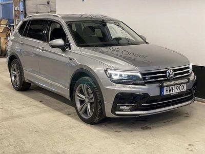 Begagnad VW Tiguan Allspace R-line 200 HK (147 kW) 2020 Silver SUV