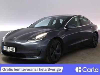 Grå Begagnad 2020 Tesla Model 3 Long Range AWD Sedan | 254 900 kr (Bra pris)