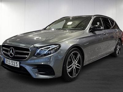 Grå (grey) Begagnad 2018 Mercedes E220 AMG Kombi | 359 900 kr (Lite dyr)