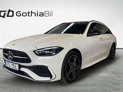Vit Begagnad 2022 Mercedes C300 AMG line Kombi | 399 900 kr (Lite dyr)