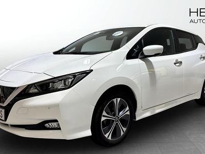 Vit Begagnad 2021 Nissan Leaf N-Connecta Halvkombi | 209 500 kr (Marknadspris)