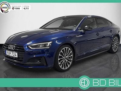 Blåmetallic Begagnad 2018 Audi A5 Sportback S-Line Halvkombi | 319 900 kr (Lite dyr)