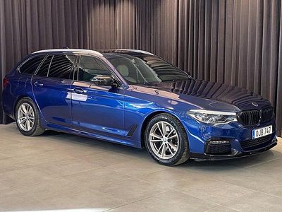 Begagnad BMW 520 M Sport 184 HK (135 kW) 2018 Blå Kombi