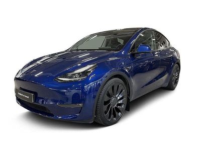 Blå Begagnad 2023 Tesla Model Y Performance SUV | 451 600 kr (Marknadspris)