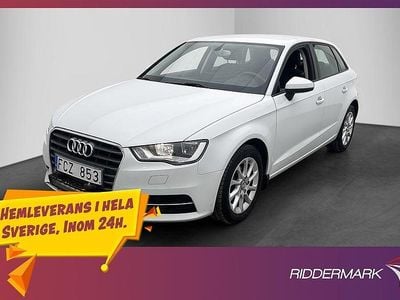 Vit Begagnad 2013 Audi A3 Sportback Attraction Halvkombi | 99 800 kr (Marknadspris)