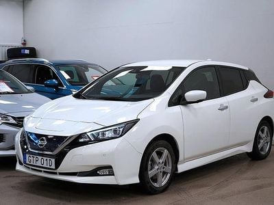 Vit Begagnad 2021 Nissan Leaf 360º Halvkombi | 164 900 kr (Bra pris)