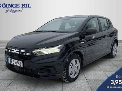 Begagnad Dacia Sandero Essentiel 91 HK (66 kW) 2022 Svart Halvkombi