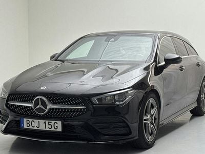 Begagnad Mercedes CLA200 Shooting Brake AMG line 150 HK (110 kW) 2021 Svart Kombi