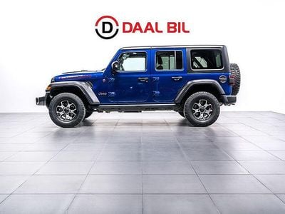 Begagnad Jeep Wrangler Unlimited Rubicon 272 HK (200 kW) 2020 Blå SUV