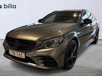 Grå Begagnad 2020 Mercedes C300e AMG Kombi | 344 900 kr (Lite dyr)