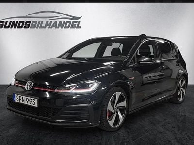 Svart Begagnad 2017 VW Golf VII GTI Halvkombi | 238 800 kr (Marknadspris)