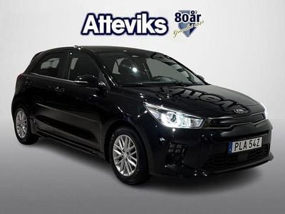 Svart Begagnad 2020 Kia Rio Halvkombi | 184 900 kr (Marknadspris)