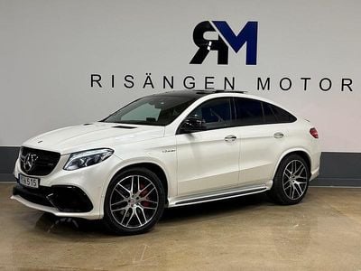 Begagnad Mercedes GLE63 AMG AMG 585 HK (430 kW) 2016 Vit Sportkupé