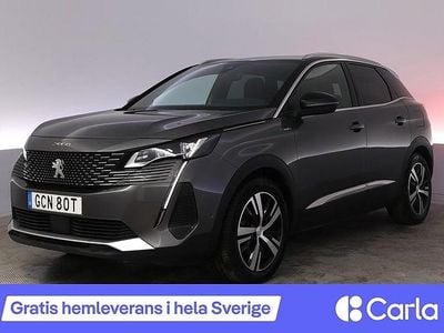 Grå Begagnad 2022 Peugeot 3008 GT SUV | 266 900 kr (Marknadspris)