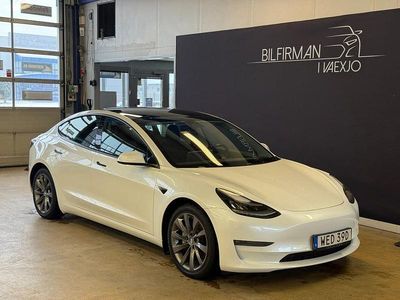 Begagnad Tesla Model 3 Long Range AWD 366 kW (498 HK) 2020 Vitmetallic Sedan