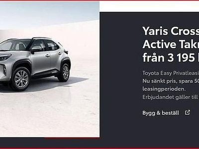 Ny Toyota Yaris Cross Active 2025 SUV