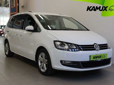 begagnad VW Sharan 2.0 TDI 4M DSG Premium D värm Drag 7 sits