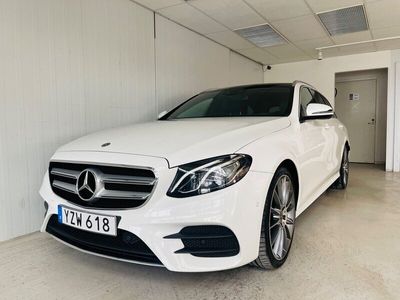 begagnad Mercedes E400 4M 9G-Tronic AMG Sport Drag B-Värmare Panorama Widescreen