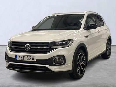 Vit Begagnad 2019 VW T-Cross R-line SUV | 194 900 kr (Marknadspris)