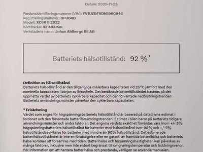 Svart Begagnad 2021 Volvo XC60 Inscription SUV | 459 500 kr (Marknadspris)