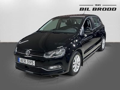 Begagnad VW Polo 91 HK (66 kW) 2016 Svart Halvkombi