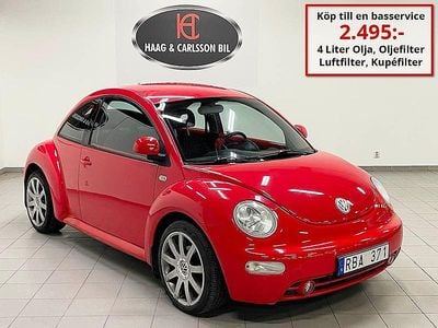 Begagnad VW New Beetle 116 HK (85 kW) 1999 Röd Halvkombi