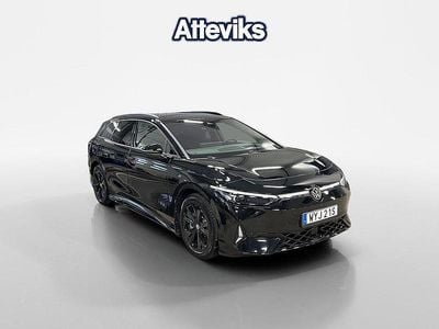 Svart Begagnad 2025 VW ID.7 GTX Kombi | 589 900 kr (Marknadspris)