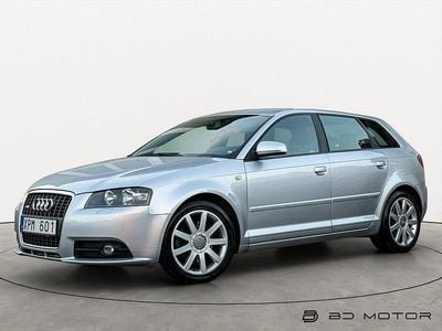 Silver Begagnad 2006 Audi A3 Sportback S-Line Halvkombi | 69 800 kr (Marknadspris)