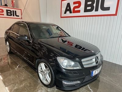 Begagnad Mercedes C220 AMG 170 HK (125 kW) 2012 Svart Sedan