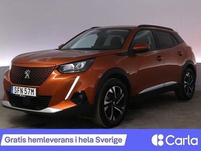 Begagnad Peugeot e-2008 Allure 100 kW (136 HK) 2021 Orange SUV