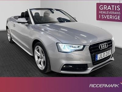 begagnad Audi A5 Cabriolet Quattro 3.0 TDI S-line Navi Skinn 2017, Sportkupé