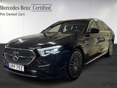 Svart Begagnad 2025 Mercedes E300 Kombi | 689 900 kr (Marknadspris)