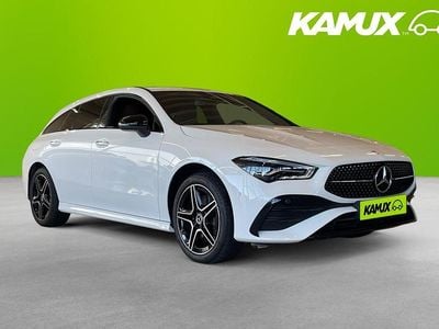 Vit Begagnad 2025 Mercedes CLA250e Shooting Brake AMG Kombi | 389 800 kr (Bra pris)