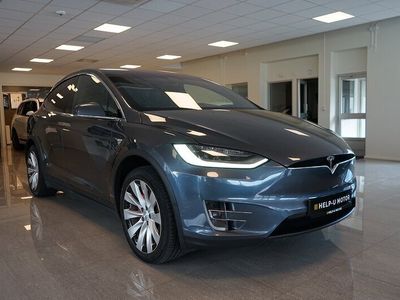 begagnad Tesla Model X Performance 611hk Ludicrous+ 6-sits Navi MOMS