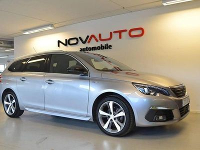 Grå artense metallic Begagnad 2017 Peugeot 308 GT-line Kombi | 174 900 kr (Dyr)