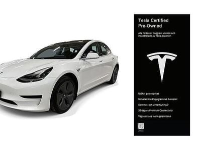 Begagnad Tesla Model 3 Standard Range Plus 239 kW (325 HK) 2020 Vit Sedan