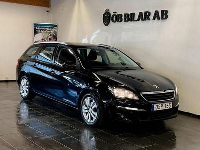 Svart Begagnad 2015 Peugeot 308 SW Active Kombi | 74 900 kr (Marknadspris)