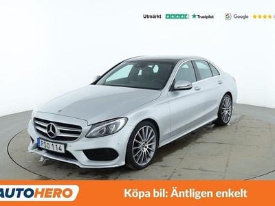 Begagnad Mercedes C220 AMG line 171 HK (125 kW) 2017 Silver Sedan