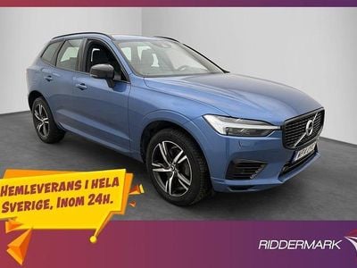 Blå Begagnad 2021 Volvo XC60 R-Design SUV | 368 900 kr (Marknadspris)