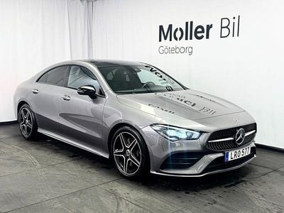 Grå Begagnad 2022 Mercedes CLA200 Sedan | 359 900 kr (Marknadspris)