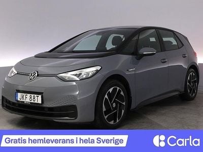 Grå Begagnad 2021 VW ID.3 Pro Performance Halvkombi | 197 990 kr (Marknadspris)