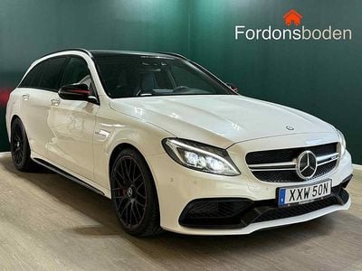 Begagnad Mercedes C63S AMG AMG Edition 1 510 HK (375 kW) 2016 Vit Kombi