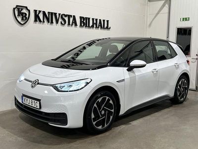 Vit Begagnad 2021 VW ID.3 Pro Performance Halvkombi | 207 900 kr (Marknadspris)