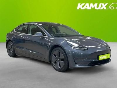 Silver/grå Begagnad 2019 Tesla Model 3 Long Range AWD Sedan | 214 700 kr (Marknadspris)