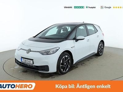 Begagnad VW ID.3 Pro Performance 152 kW (207 HK) 2020 Vit Halvkombi