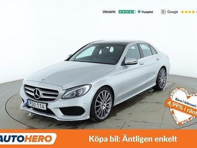 Begagnad Mercedes C220 AMG line 171 HK (125 kW) 2017 Silver Sedan