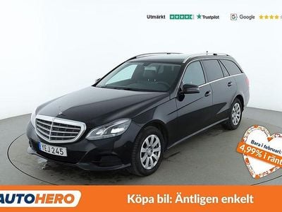 Begagnad Mercedes E220 171 HK (125 kW) 2016 Svart Kombi
