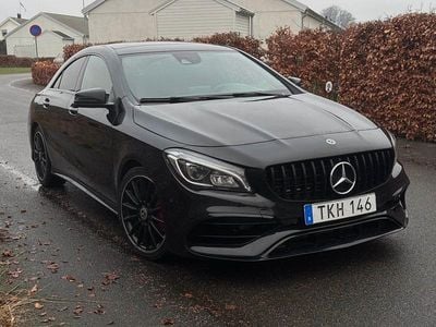 Begagnad Mercedes CLA200 136 HK (100 kW) 2018 Cosmos black metallic Sportkupé