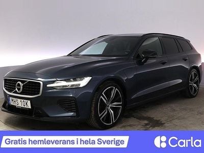 Mörkblå Begagnad 2019 Volvo V60 R-Design Kombi | 306 990 kr (Bra pris)