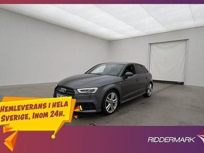Grå Begagnad 2017 Audi A3 S-Line Halvkombi | 254 900 kr (Marknadspris)